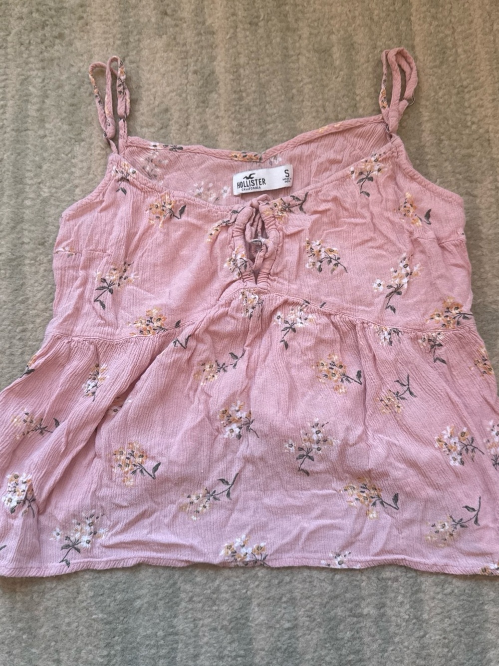 Hollister floral tank top